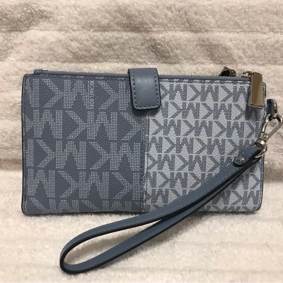 NWT Michael Kors NEW BUNDLE Large Leather Top-Zip Satchel & Matching Billfold - Picture 12 of 15